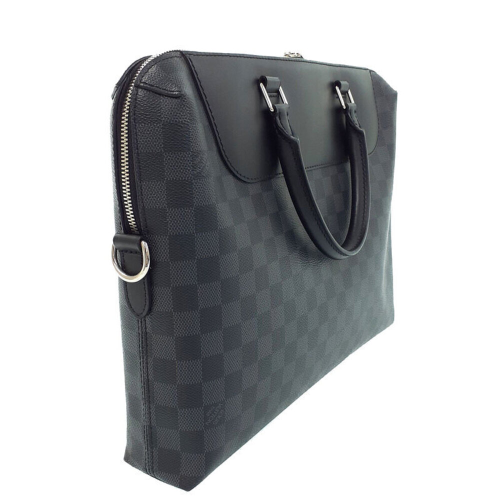 Louis Vuitton Bag NM Damier Porte Graphite PDJ Jour Document Black Business